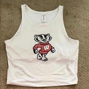 University of Wisconsin Crop Tank Top